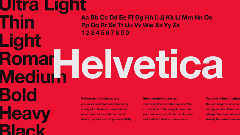 Helvetica Font Yenilendi