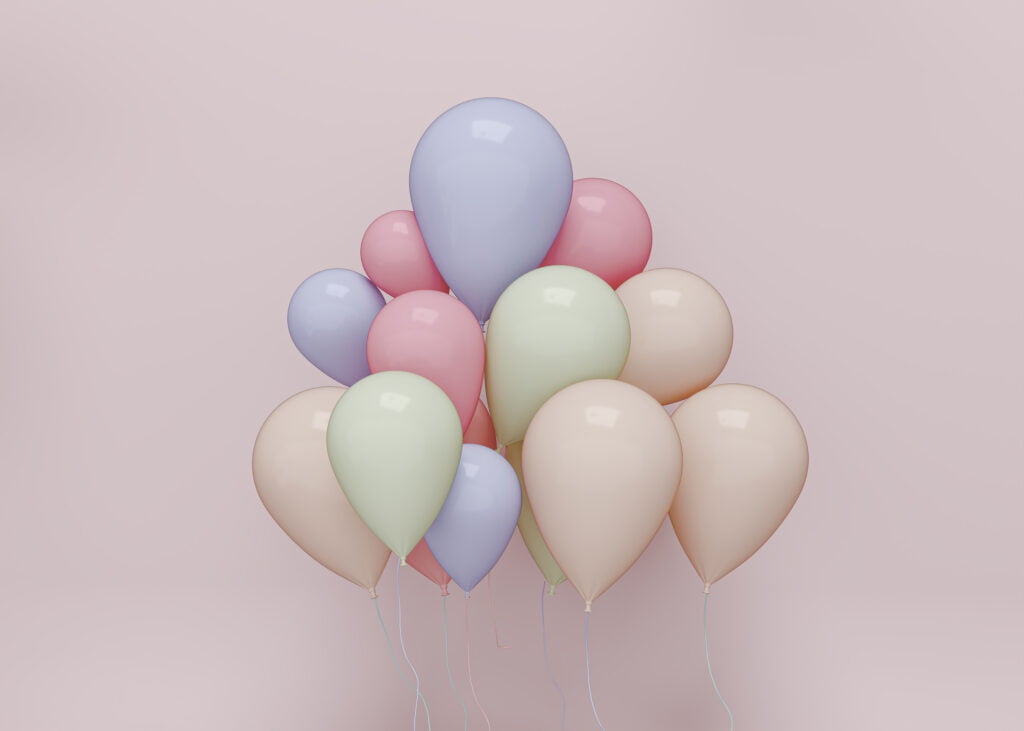 3D Balloons Rendering Design